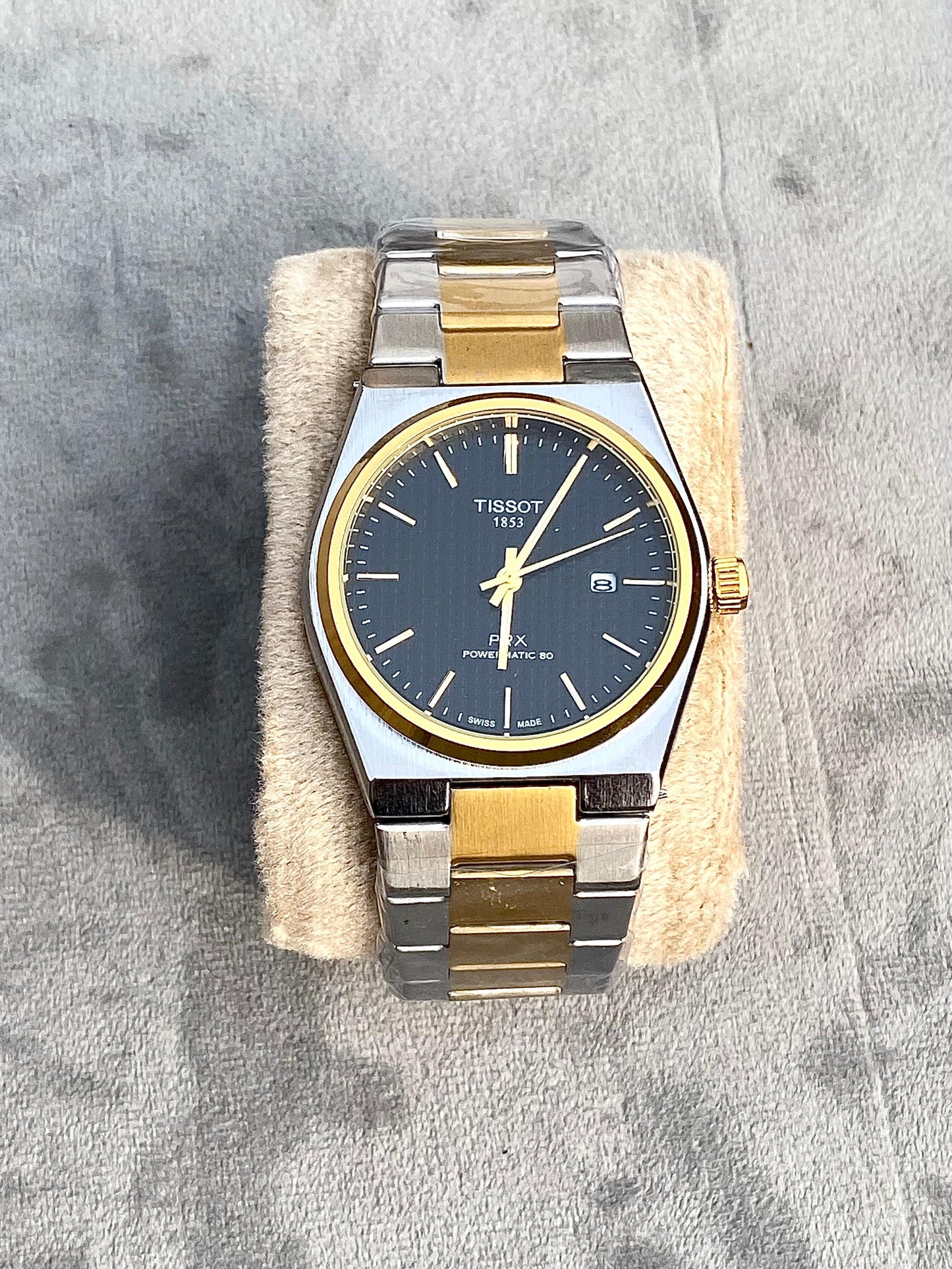 Two Tone Tissot Chain Watch-PRX