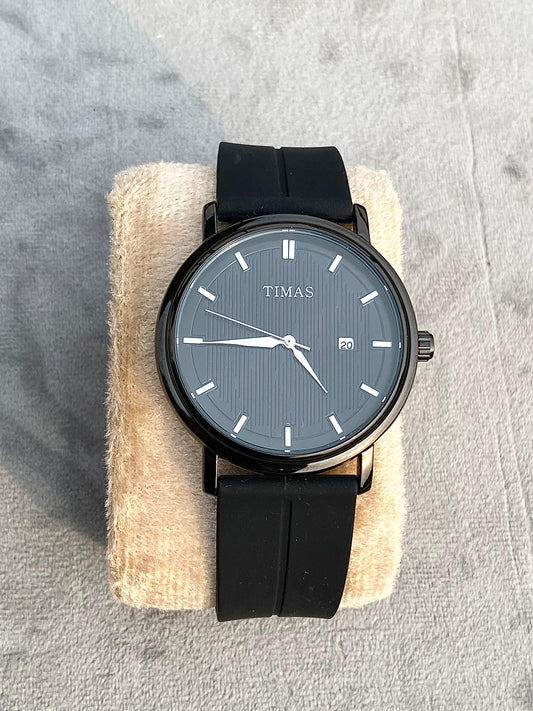 All black Magnet strap watch-TMS