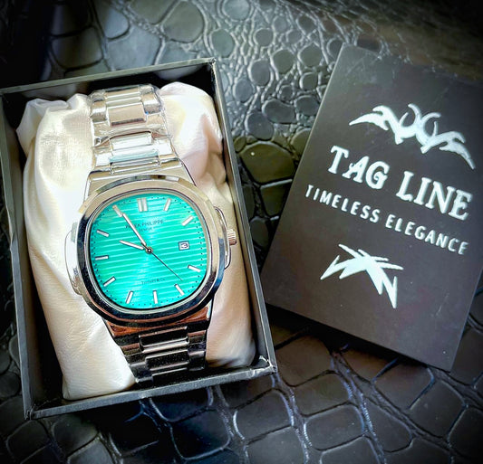 Exquisite Silver Chain Tiffany dial PAT watch