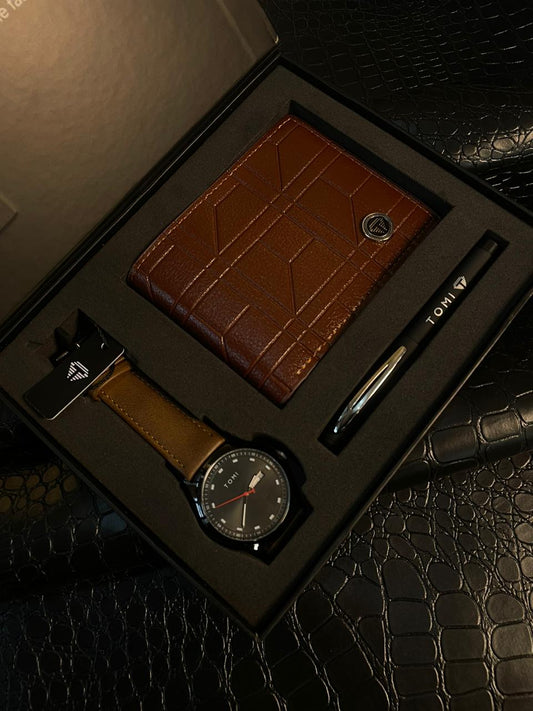 Premium Men Gift Set (wallet watch pen)