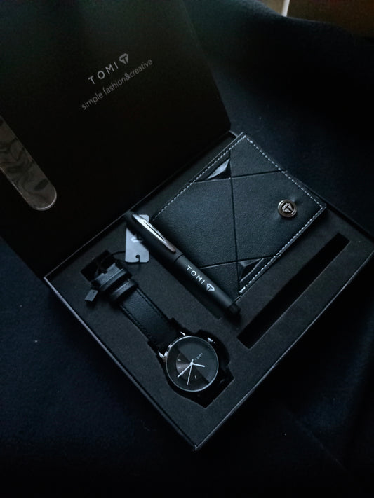 ALL black Tomi Gift Set