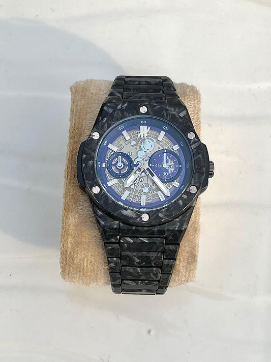 Black army style chain watch 180G