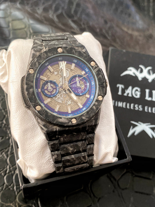 Black army style chain watch 180G