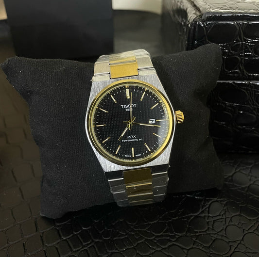 Two Tone Tissot Chain Watch-PRX